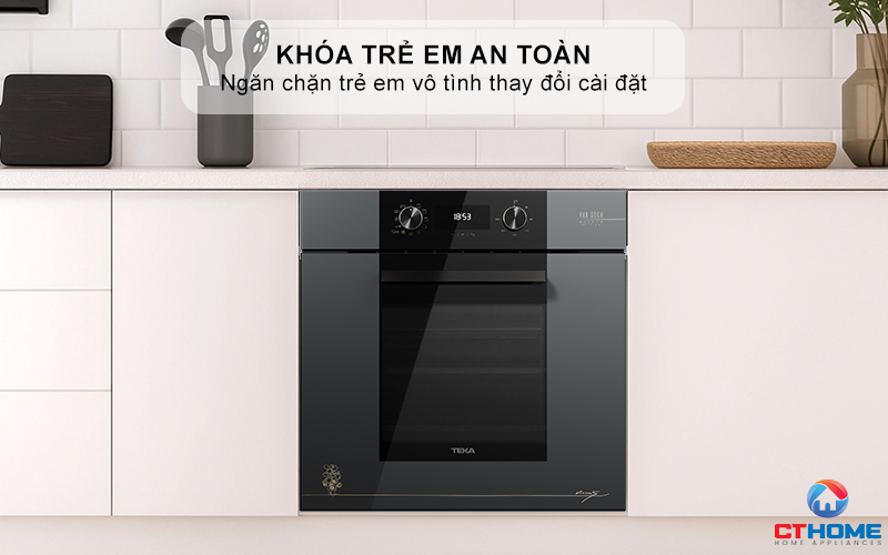 Khoang lò được phủ lớp tráng men chống dính tiện lợi 