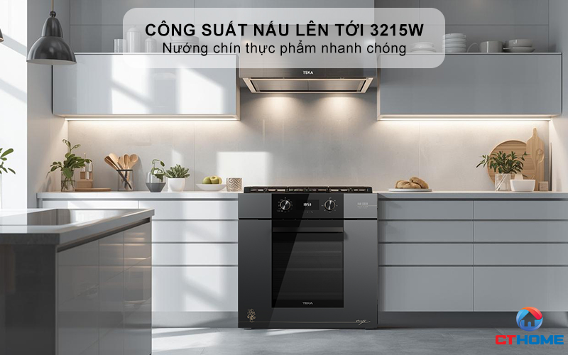Công suất nấu lên tới 3215W