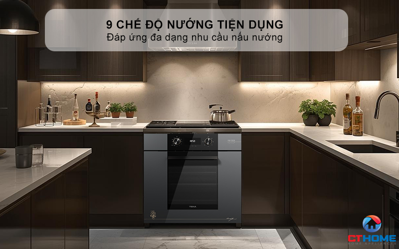 9 chế độ nướng tiện dụng