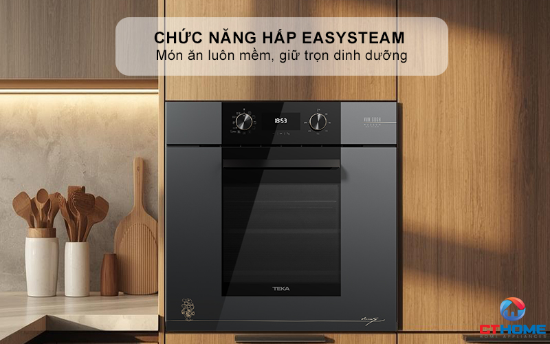 Chức năng hấp EasySteam - Món ăn luôn mềm, giữ trọn dinh dưỡng