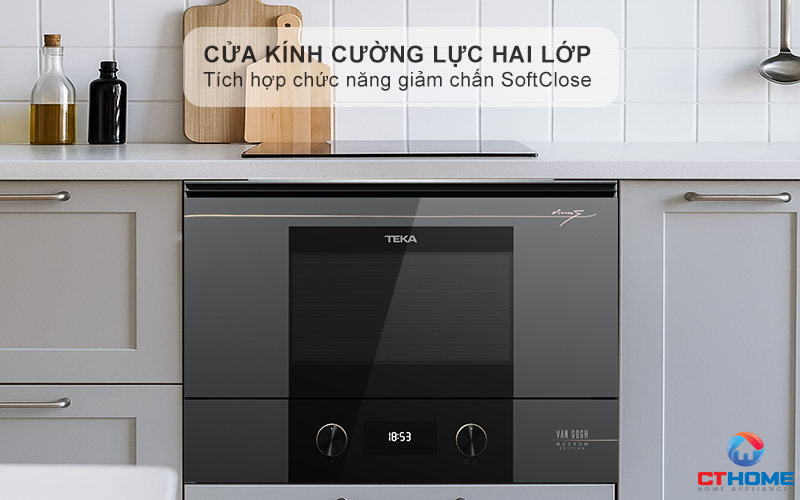 Cửa lò hai lớp cách nhiệt - Tích hợp chức năng giảm chấn SoftClose