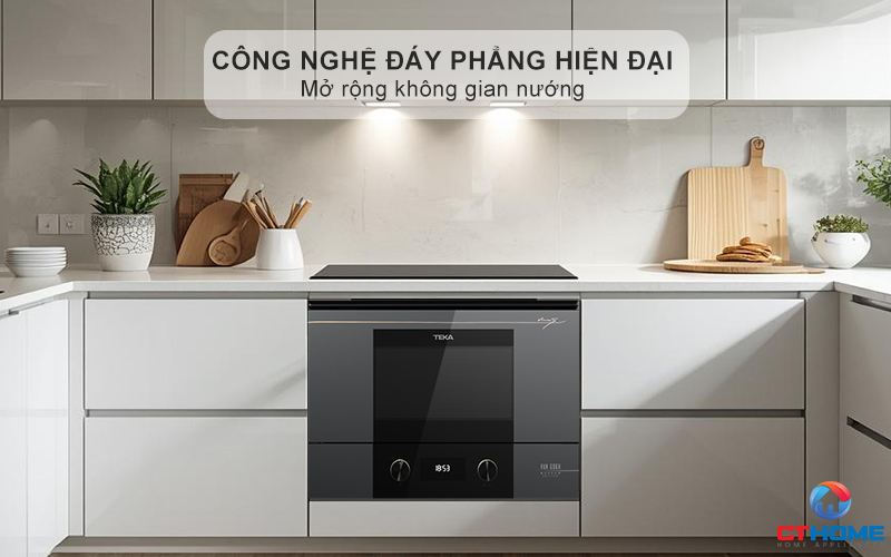 Công nghệ đáy phẳng hiện đại - Mở rộng không gian nướng