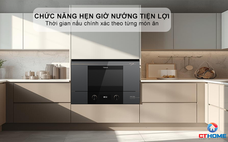 Chức năng hẹn giờ nướng tiện lợi