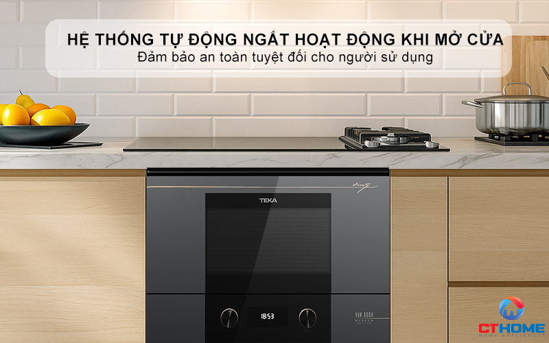 Hệ thống tự động ngắt hoạt động khi mở cửa