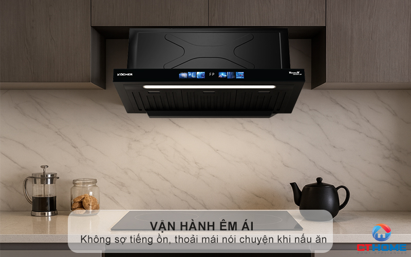 Vận hành êm ái, không lo tiếng ồn