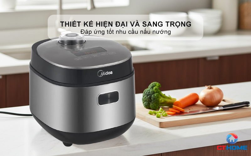 NỒI CƠM ĐIỆN TỬ MIDEA 350W MRD070T1BDS 1