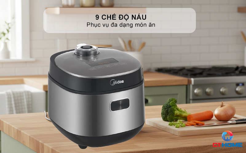 NỒI CƠM ĐIỆN TỬ MIDEA 350W MRD070T1BDS 8