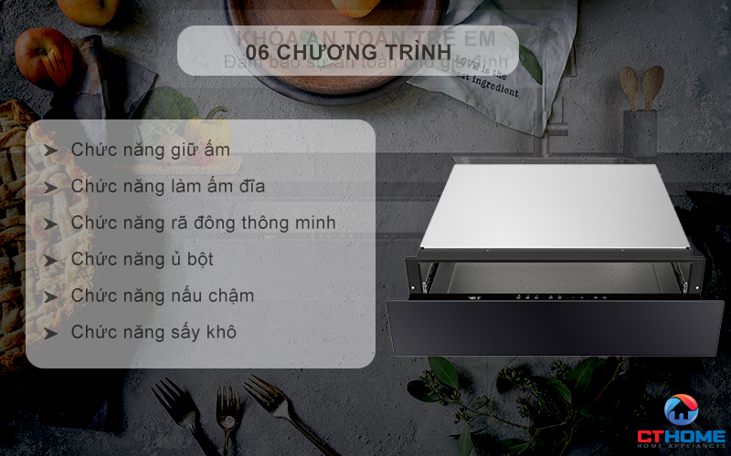 6 tính năng nấu nướng vượt trội