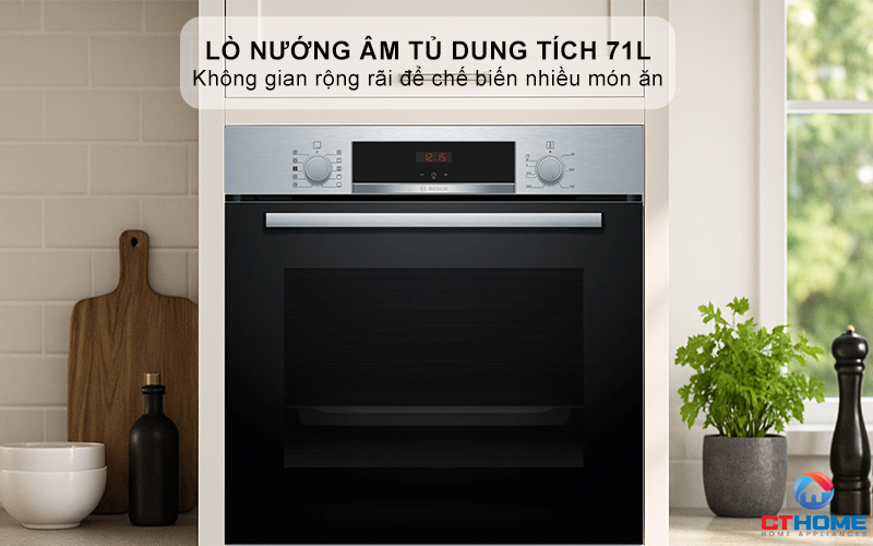 Lò nướng sức chứa lớn lên tới dung tích 71L  - Thoải mái tiệc tùng trong căn nhà của bạn