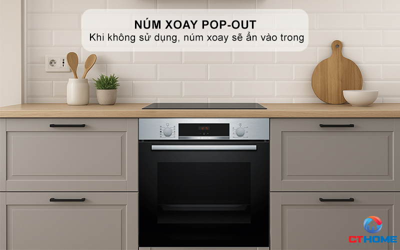 Núm xoay Pop-out thông minh dễ dàng chọn chương trình