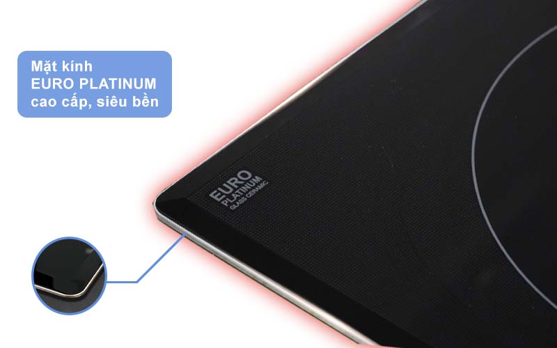 Mặt kính Platinum hiện đại, bền đẹp và chịu nhiệt tốt