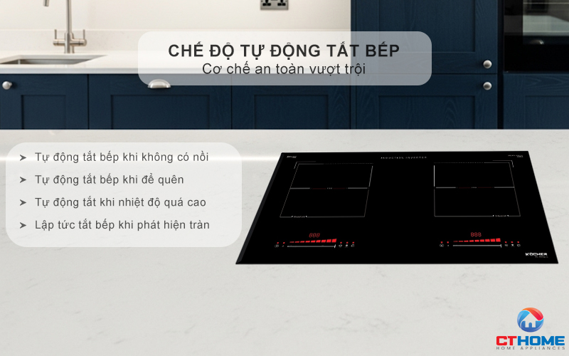 BẾP TỪ ĐÔI 2 VÙNG NẤU KOCHER  DI-330 PRO  DI330PRO 9