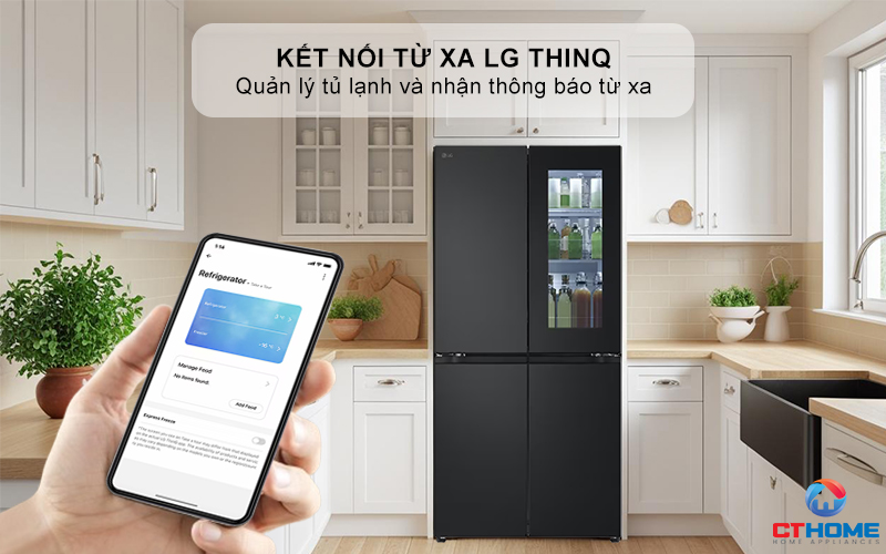 Kết nối thông minh và điều khiển từ xa với LG ThinQ™