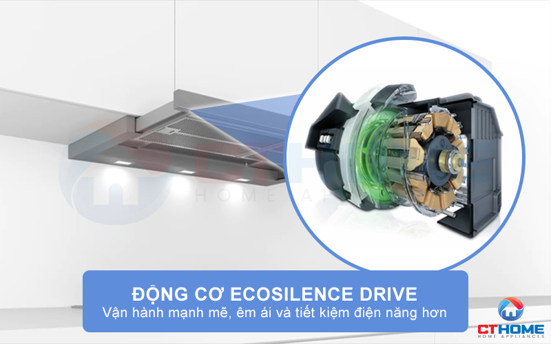 Động cơ EcoSilence Drive hỗ trợ vận hành mạnh mẽ và êm ái