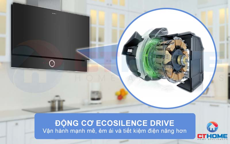 Động cơ EcoSilence Drive hỗ trợ vận hành mạnh mẽ và êm ái