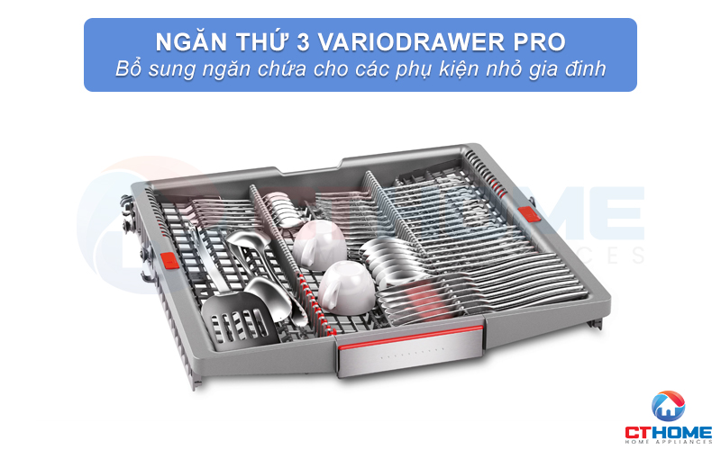 Ngăn chứa thứ 3 dành riêng cho các vật dụng nhỏ