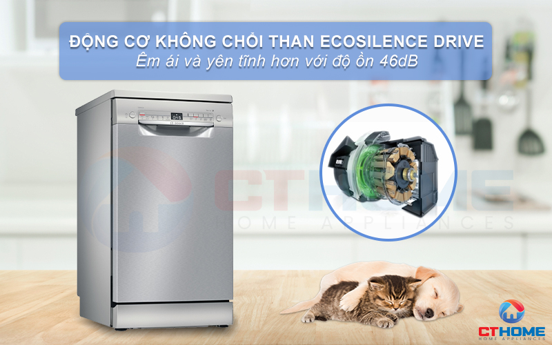 Vận hành mạnh mẽ và êm ái nhờ động cơ EcoSilence Drive