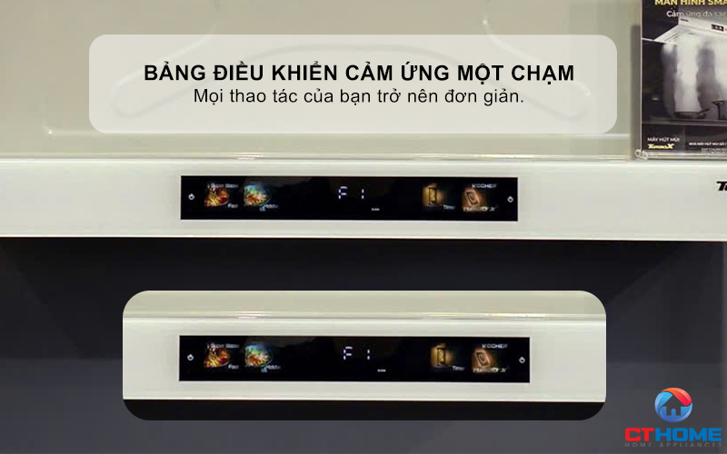 MÁY HÚT MÙI ÂM TỦ KOCHER TURBO X3D-350T NGANG 700MM TURBOX3D350T 6