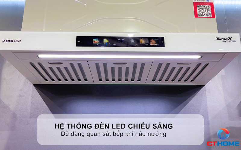 MÁY HÚT MÙI ÂM TỦ KOCHER TURBO X3D-350T NGANG 700MM TURBOX3D350T 5