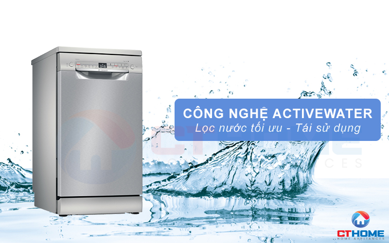 Tối ưu lượng nước tiêu thụ với công nghệ ActiveWater