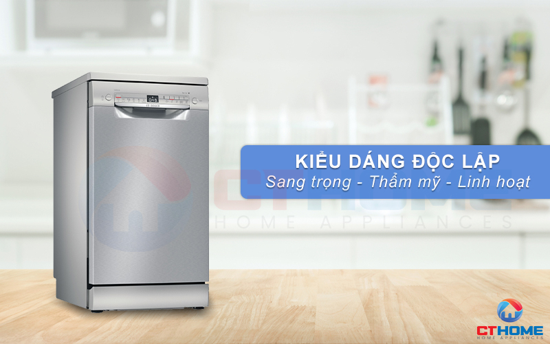 Kiểu dáng độc lập chắc chắn, thon gọn và linh hoạt