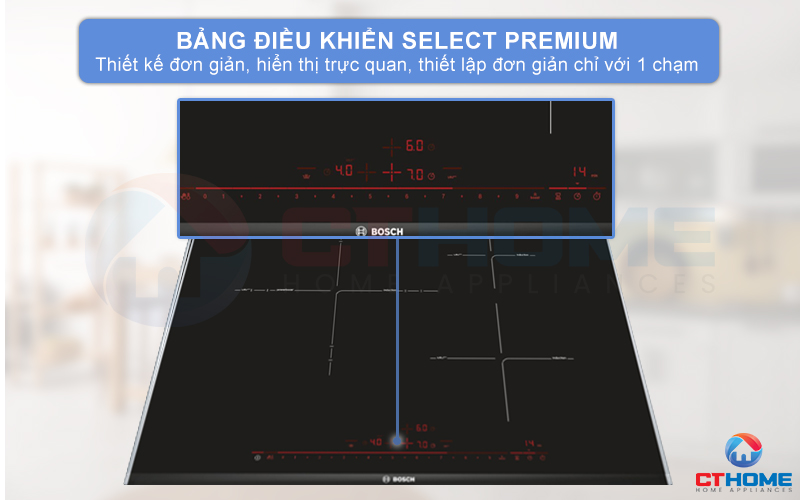 Bảng điều khiển DirectSelect Premium sang trọng, dễ dàng lựa chọn công suất 1 chạm.