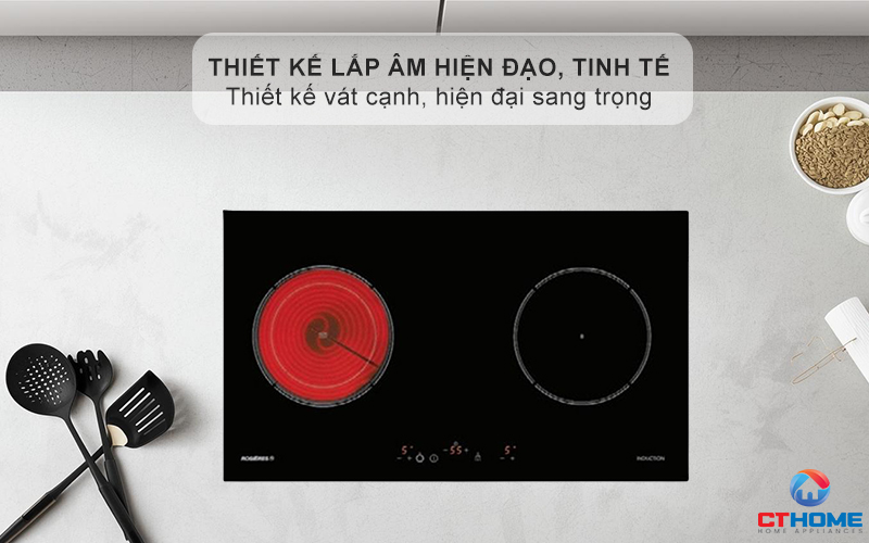 Thiết kế bếp từ thanh lịch, tinh tế