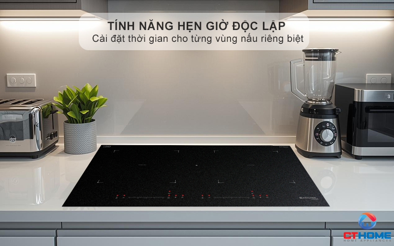 Hẹn giờ nấu và tắt bếp