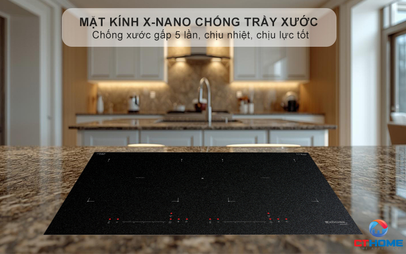 Mặt kính X-NANO chống trầy xước va đập gấp 5 lần