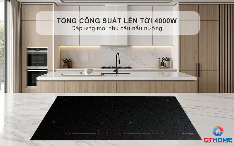 Tổng công suất mạnh mẽ lên tới 4000W ​