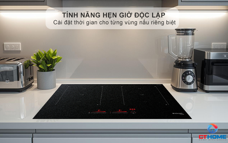 Hẹn giờ nấu và tắt bếp