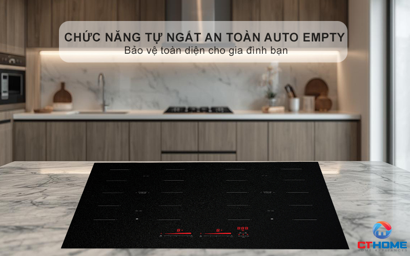 Chức năng tự ngắt an toàn Auto Empty
