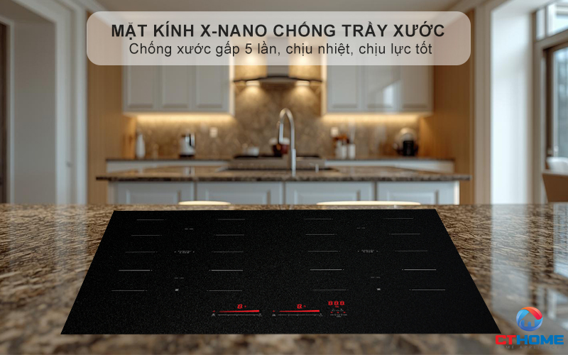 Mặt kính X-NANO chống trầy xước, va đập gấp 5 lần