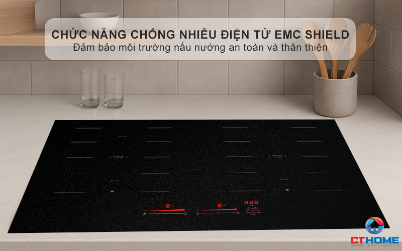 Chức năng chống nhiễu điện từ EMC Shield