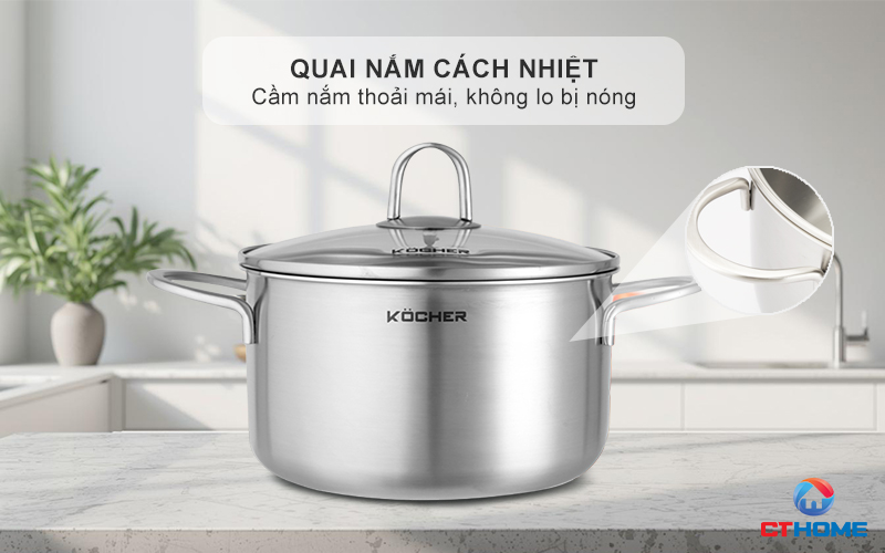 Tay nắm cách nhiệt an toàn