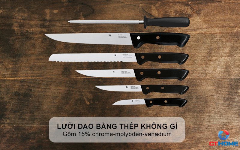 Chất liệu thép không gỉ cao cấp