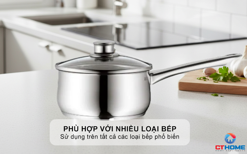 Phù hợp với nhiều loại bếp