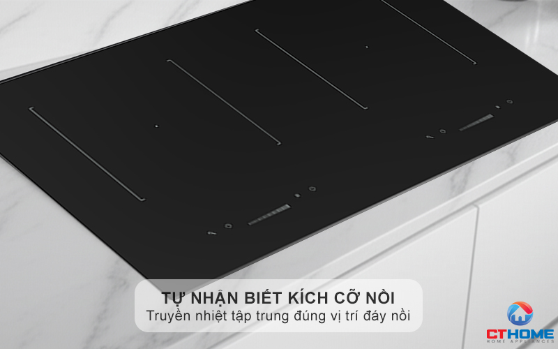 BẾP TỪ 2 VÙNG NẤU ÂM BÀN ELBA  ELIO 71 00 MÀU ĐEN 4600W  ELIO7100 5