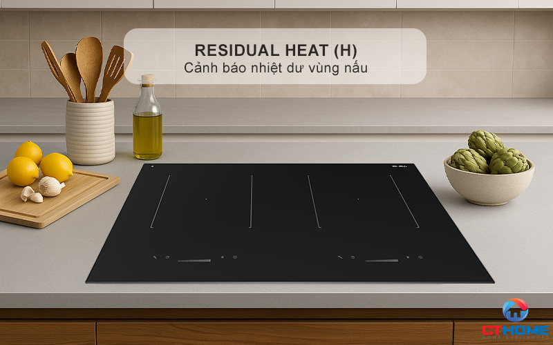 BẾP TỪ 2 VÙNG NẤU ÂM BÀN ELBA  ELIO 71 00 MÀU ĐEN 4600W  ELIO7100 6