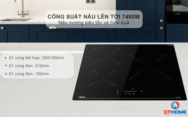 BẾP TỪ 3 VÙNG NẤU IBC 63110 SSM BK IBC63110SSMBK 3