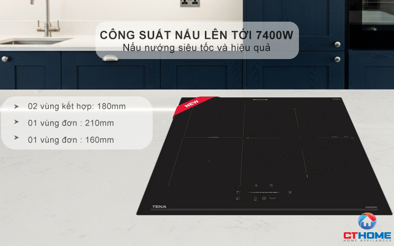 BẾP TỪ 3 VÙNG NẤU IBF 63210 SCG BK IBF63210SCGBK 3