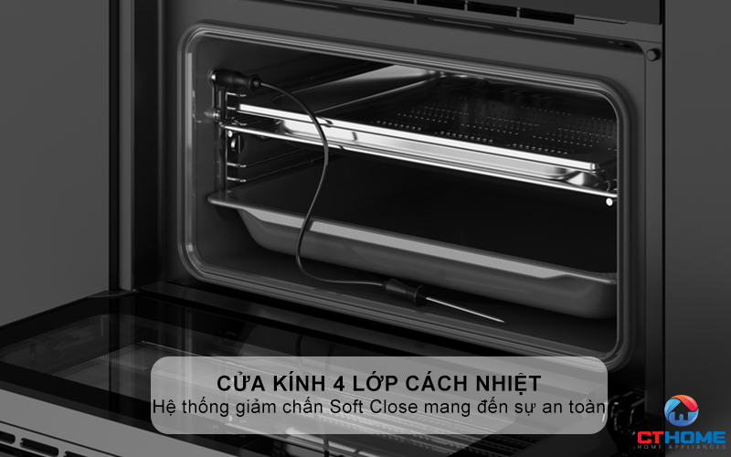 Cửa kính 4 lớp cách nhiệt giảm chấn