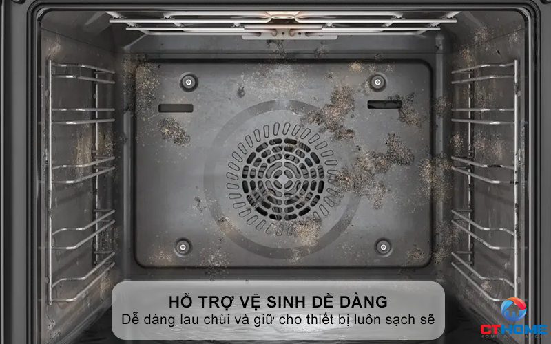 Hỗ trợ vệ sinh dễ dàng với chức năng vệ sinh