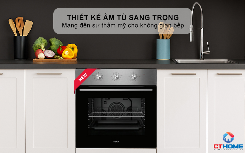 Thiết kế sang trọng mang đến sự thẩm mỹ cho không gian bếp