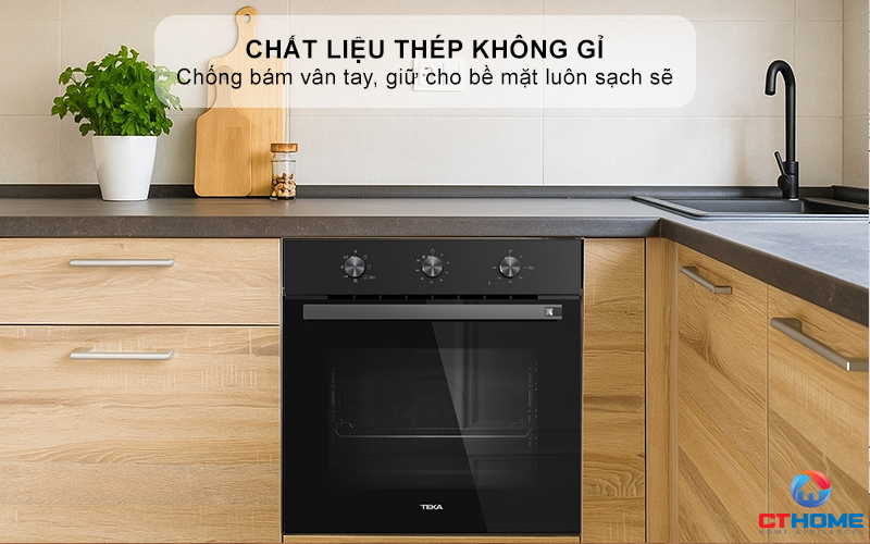 Chất liệu thép không gỉ chống bám vân tay