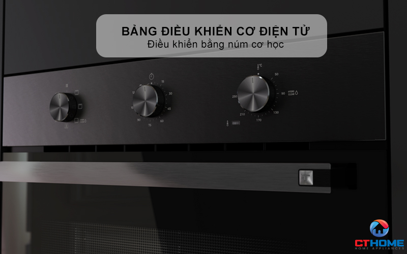 Bảng điều khiển với núm cơ học