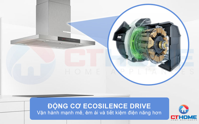 Động cơ EcoSilence Drive hỗ trợ vận hành mạnh mẽ và êm ái hơn