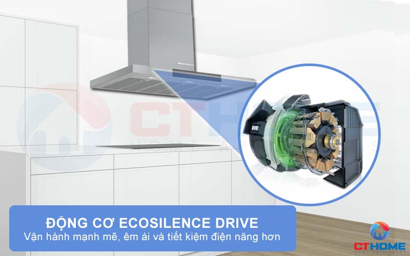 Động cơ EcoSilence Drive hỗ trợ vận hành mạnh mẽ và êm ái 