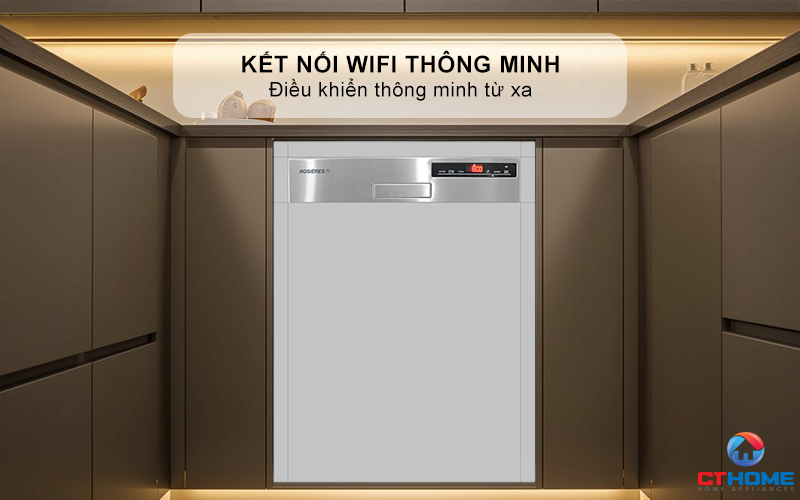 Kết nối wifi/bluetooth điều khiển từ xa qua ứng dụng Rosières E-Picurien