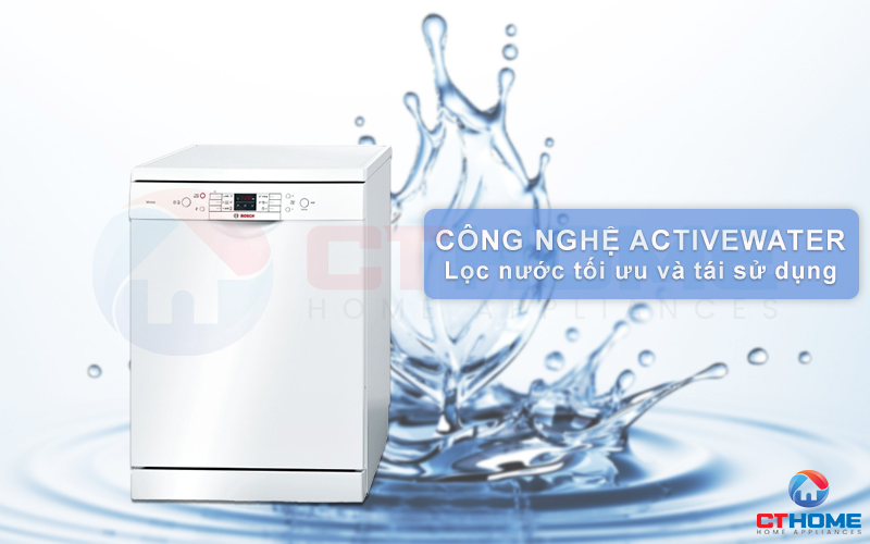 Công nghệ ActiveWater giúp phân phối nước tối ưu, lọc nước hiệu quả